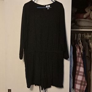 Xl old navy black rompers long sleeve